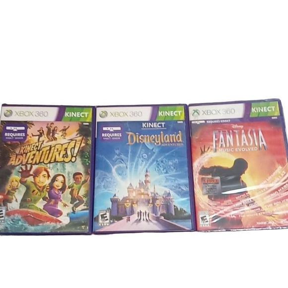 Xbox 360 Kinect‎ Sensor with Games - Picture 3 of 5